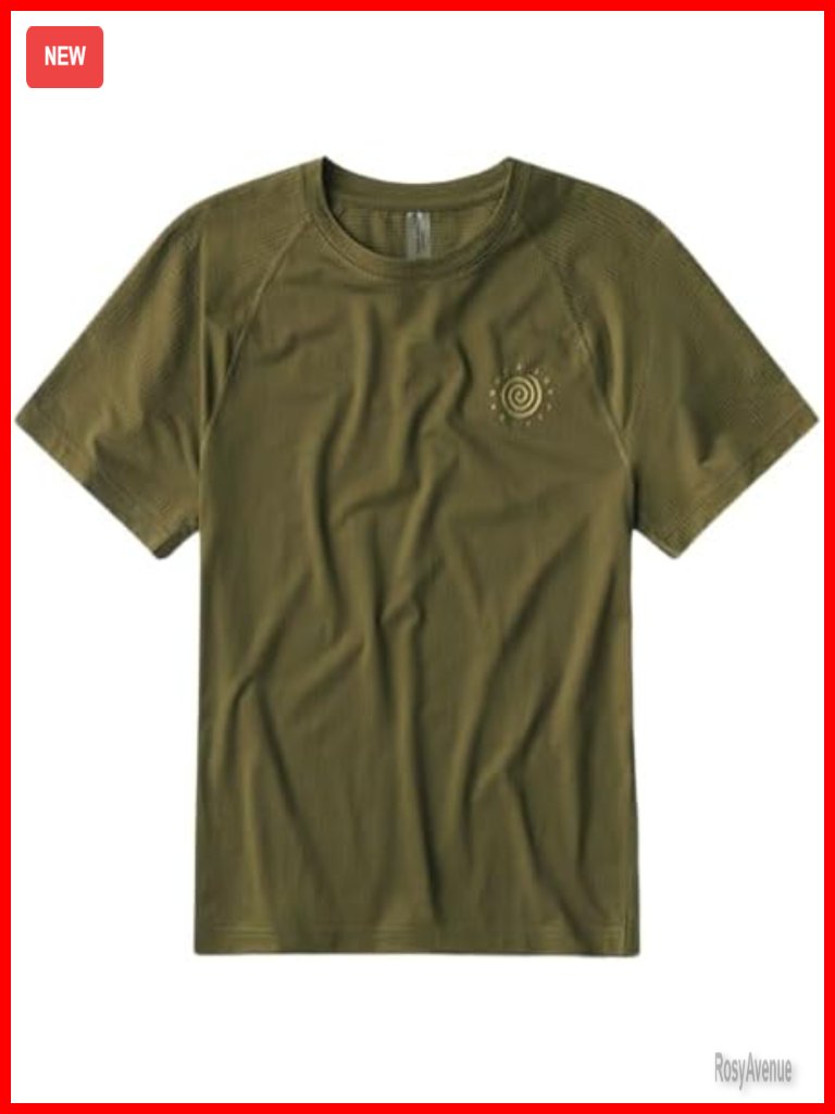 Men's Performance Mesh Graphic Short Sleeve Tee, Lightweight Breathable Cooling